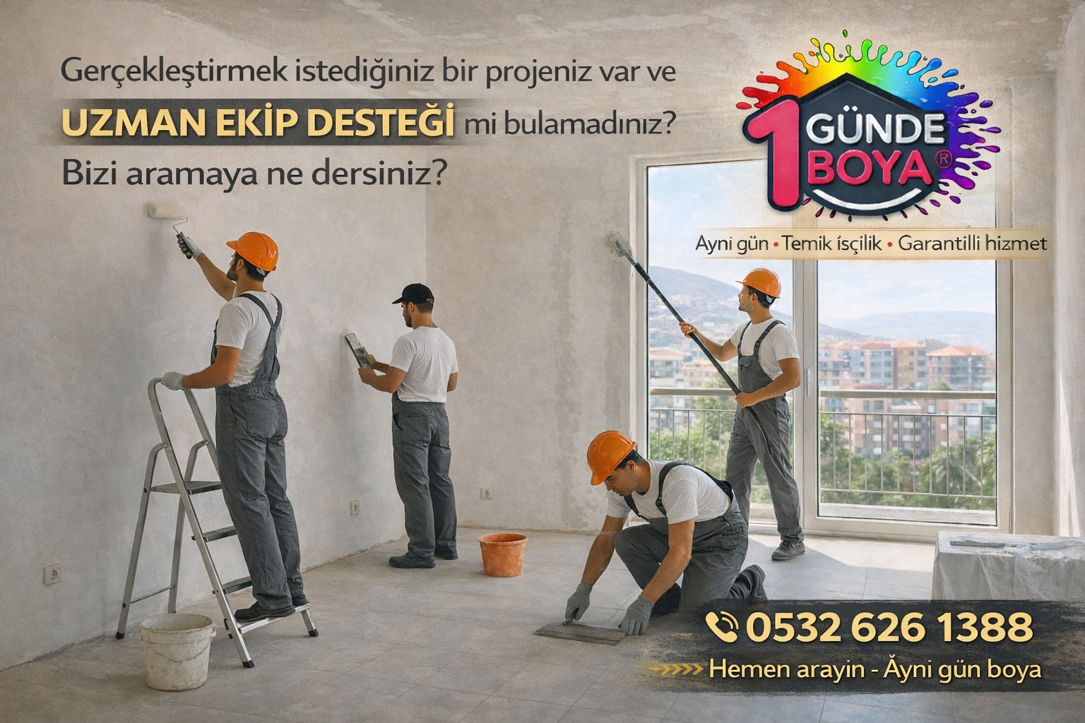 1Günde Boya Ustaları