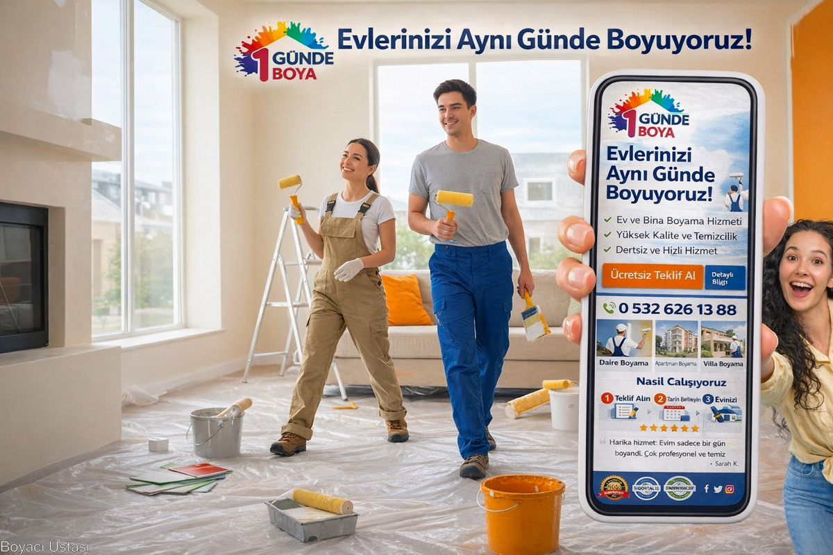 Avrupa yakası ev boyama